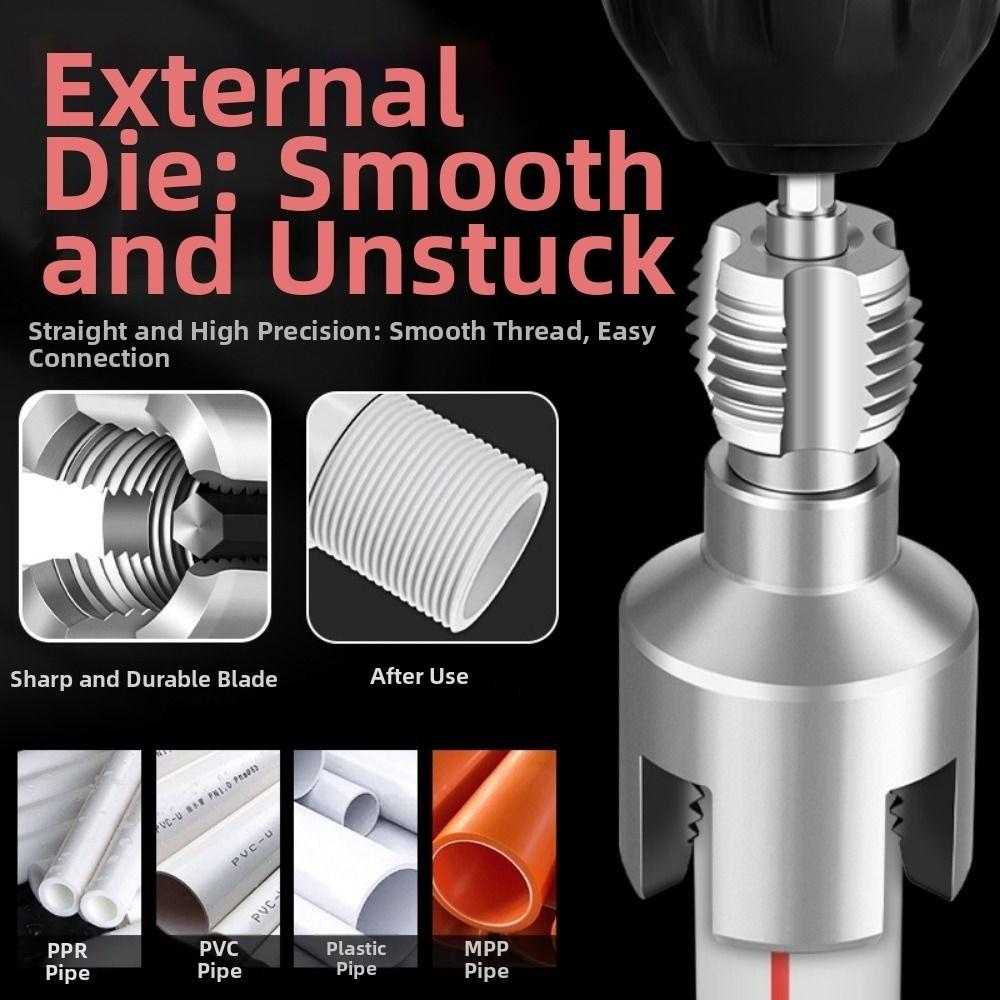 7pcs/set Dies Reamer Plumbing PPR Pipe Kit Water Pipe Repair Tools Plumbing Applications