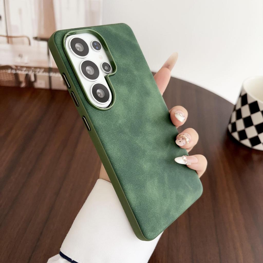 Compatible Samsung Phone Case - Suede Texture Luxury, Soft Protective Cover