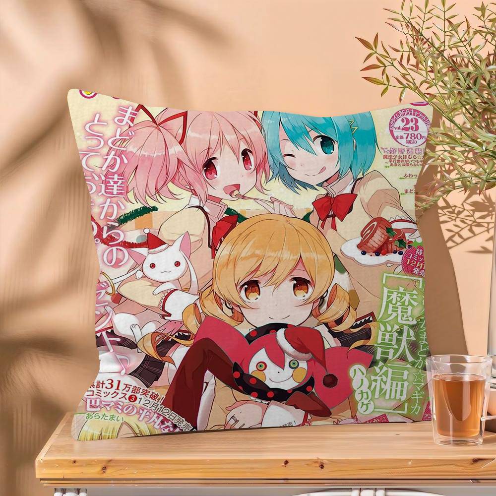 

Anime Puella Magi Madoka Magica Pillow Anime Pillow Sofa Bed Head Pillow Cover Cushion Cover Fashion 30cmx30cm