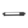 1?DIN Center Control Radio DVD Panel Frame Trim Black Fit for 3 Series E46 2003?2005