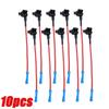 10/5pcs 12V MINI SMALL MEDIUM Size Car Fuse Holder Add-a-circuit TAP Adapter Micro Mini Standard ATM Blade Fuse for Cars Vans
