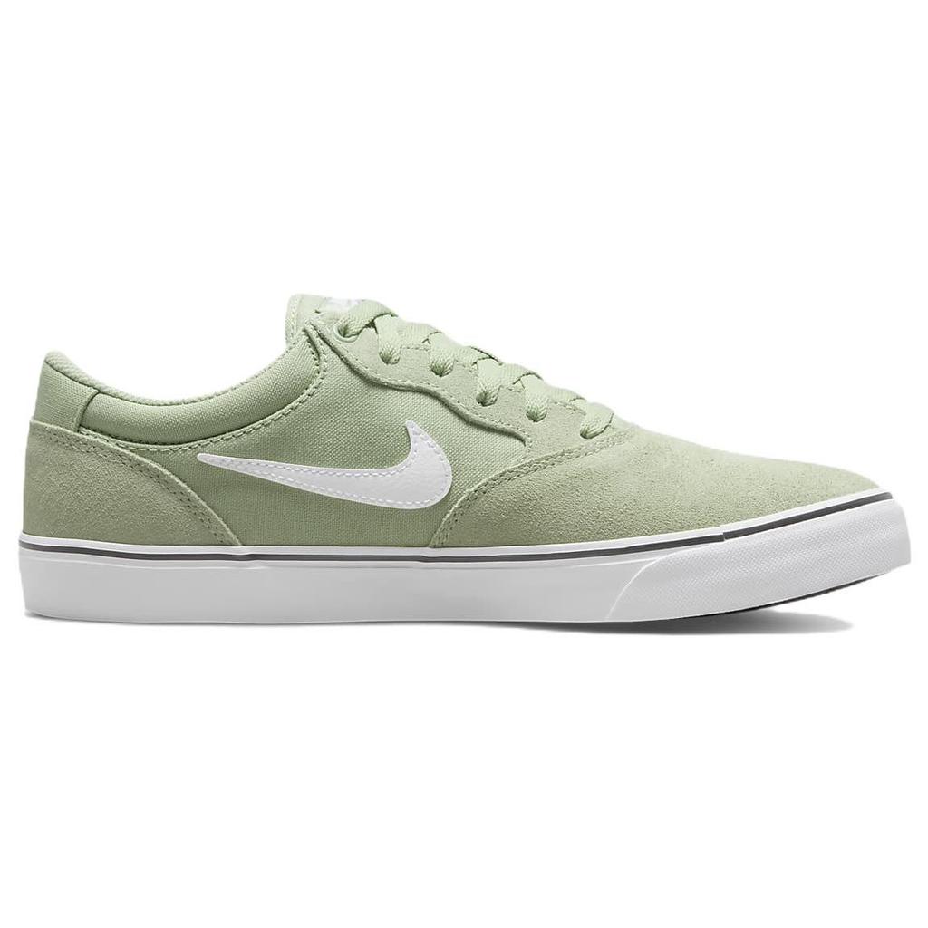 Nike SB Chron 2 Fabric Leather Slip-Resistant Shock Absorbing Durable Lightweight Low-Top Skate Shoes Unisex Sneakers Green DM3493-301