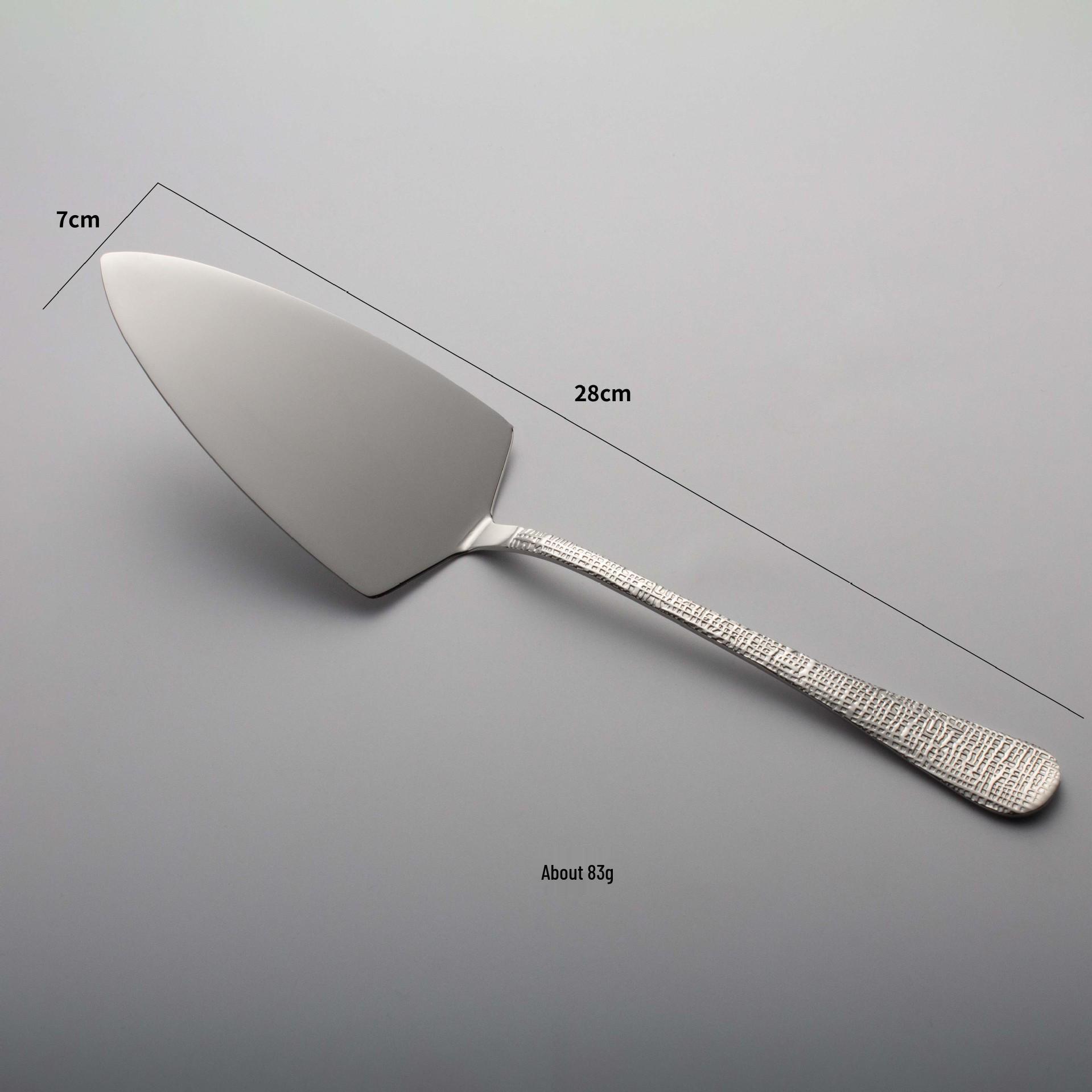 

Лопатка из нержавеющей стали треугольной формы с текстурой для торта, пиццы и сыра - Кухонная утварь для выпечки