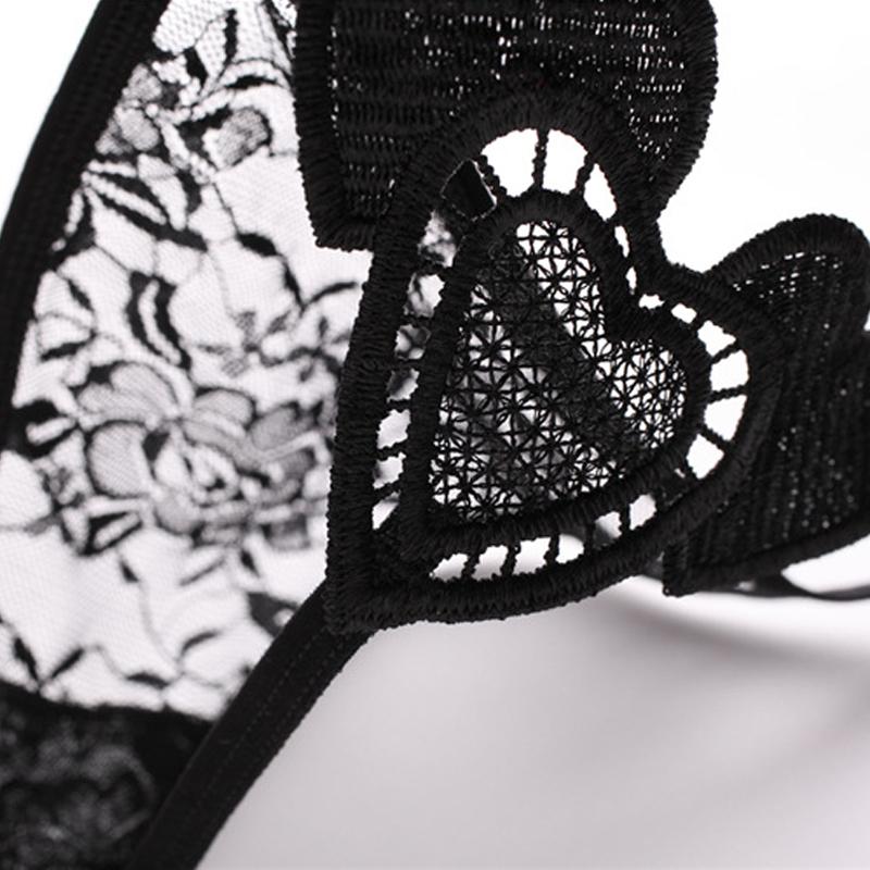 Sexy Net garn Höschen Frauen Dünnen Riemen G-String Tanga Weibliche Dessous Unterwäsche Stickerei T-zurück K66