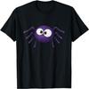 Blue Scary Spider Halloween T-Shirt