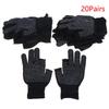 10/20Pairs Riding Anti-Slip Work Gloves Motorcycle Cycling Sport Unisex Lightweight Thin Breathable Touchscreen Glove Oudoor