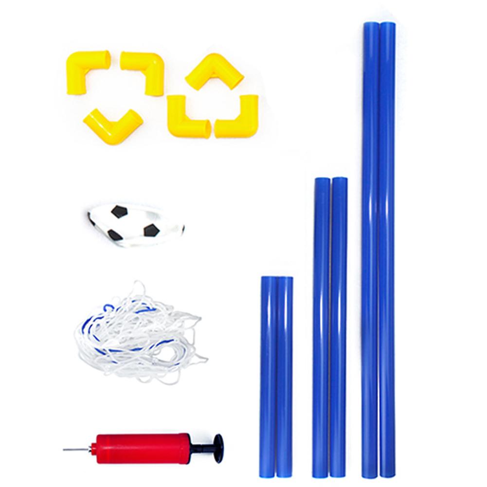 Indoor Outdoor Mini Folding Soccer Goal Net Plastic Football Post Frame Set Inflatable Kids Sport Toys For Indoor Outdoor Team Games