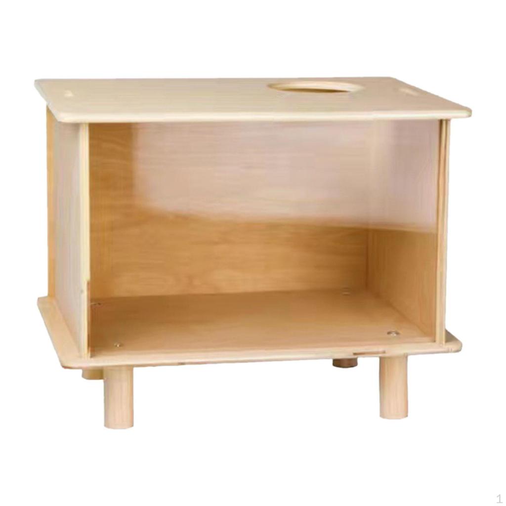 Křeček Hrabací Box Nádoba Příslušenství Hraní Pevné Písková Koupel Úkryt pro