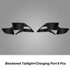 For Tesla Model 3 Y Taillight Foglight Charging Port Car Styling TPU Film Blackened Tint Film Full Set Headlight