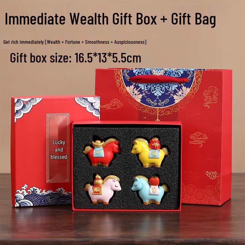 Auspicious Zodiac Horse Desktop Ornament