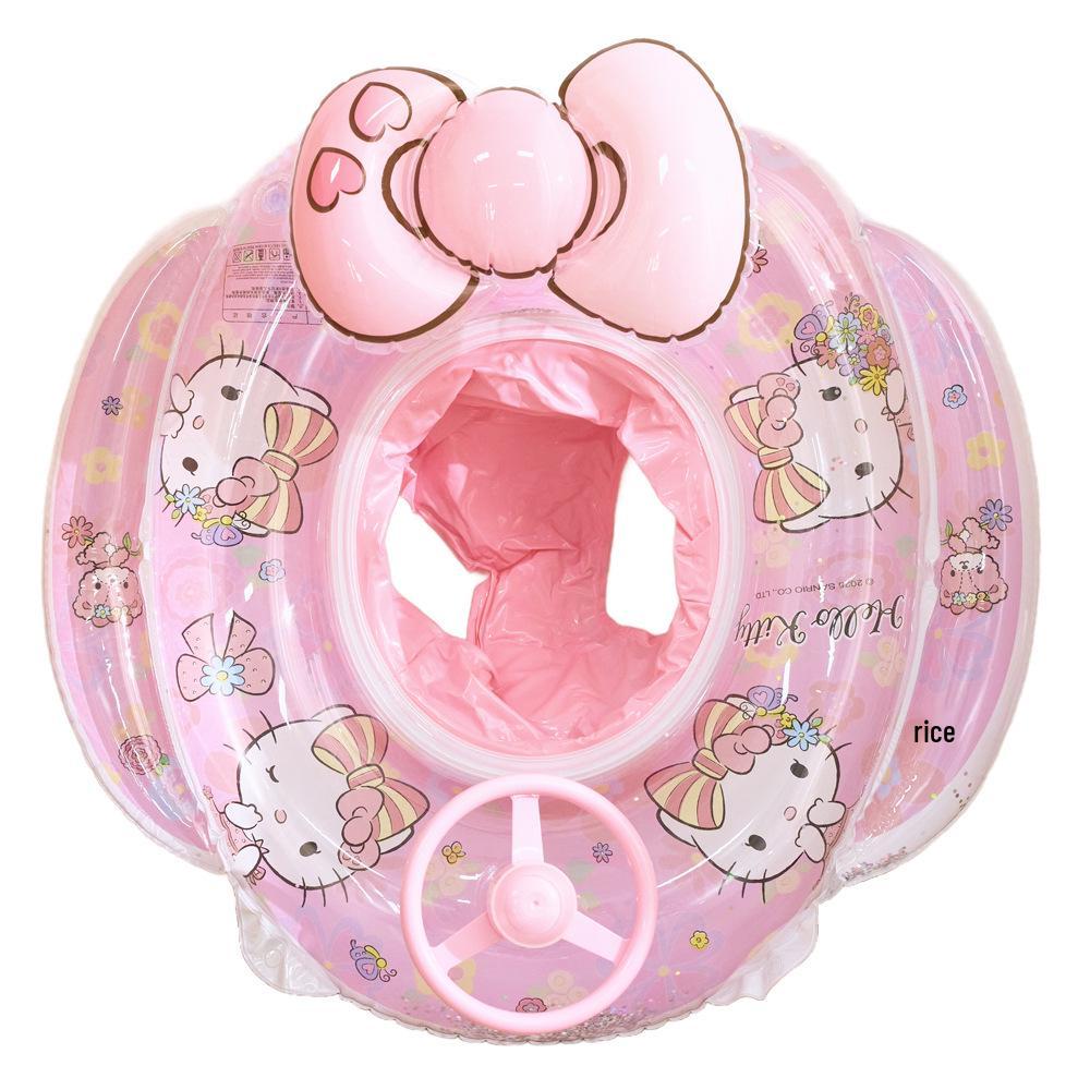 Xiao Lv Aufblasbarer Baby-Schwimmring mit abnehmbarem Sonnendach