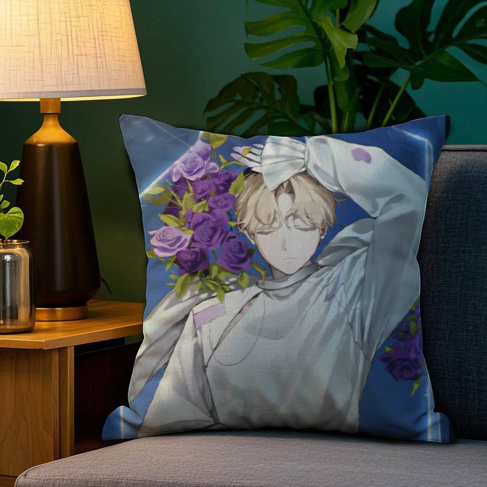 Anime A-Alien S-Stage Ivan Pillow Case Sofa Living Room Bedroom Double-Sided Printing Square Cushion Nap Time Pillow Case