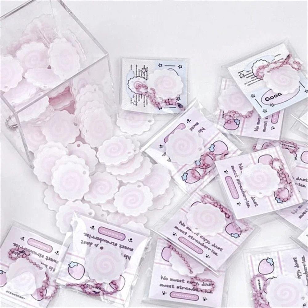 Bag Charms Squid Roll Keyring Trinkets Fish Cake Pendant Fish Cake Roll Keychain  Purse Backpack