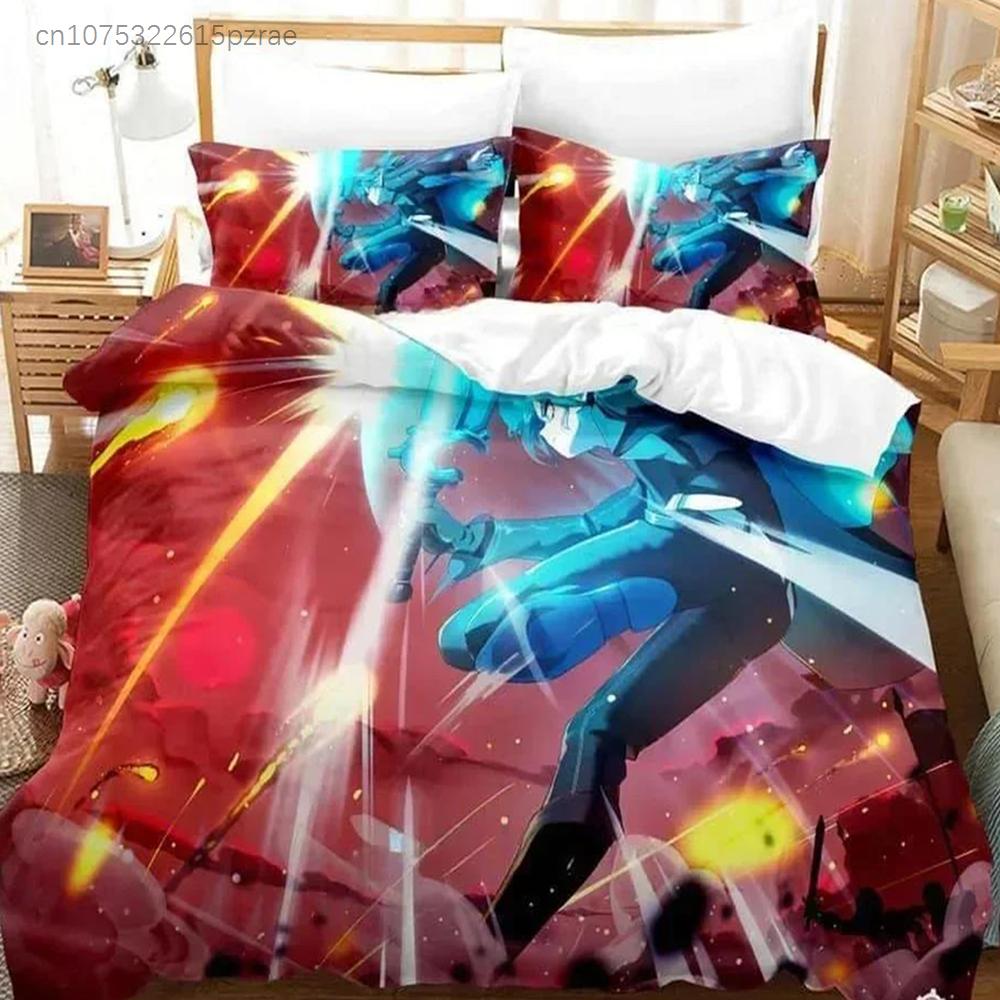 3D Print Anime Pixiv Fantasia T Bedding Set Printed Bed Set With Pillowcase Bed Duvet Cover Soft Queen King Size Bedclothes Home