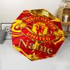 Custom Name Manchester United Theme Automatic Umbrella, Lightweight & Portable, 8 Rib, Perfect for Outdoor Travel, Birthdays, Christmas, Gifts.