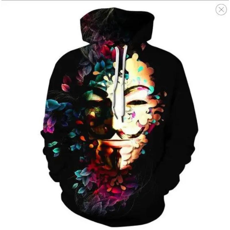 Unisex Hoodies & Sweatshirts 3D Beautiful Starry Sky Pattern Fashionable Adult Long Sleeve Hoodie