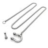 ZAKOL Personalized 18K Gold Plated Stainless Steel Rope Chain Horseshoe Necklace for Women Fashion Choker Party Zircon