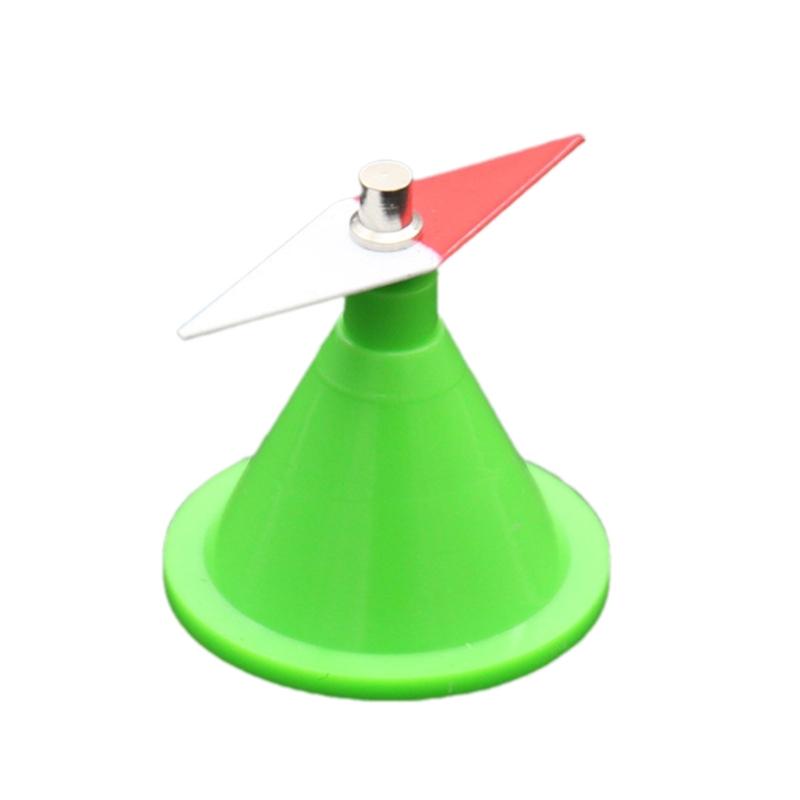 

10x Rhombus Small Magnetic Compass Needle with Stand Teaching Instrument Physical Experiment Tool for Physics Education 1