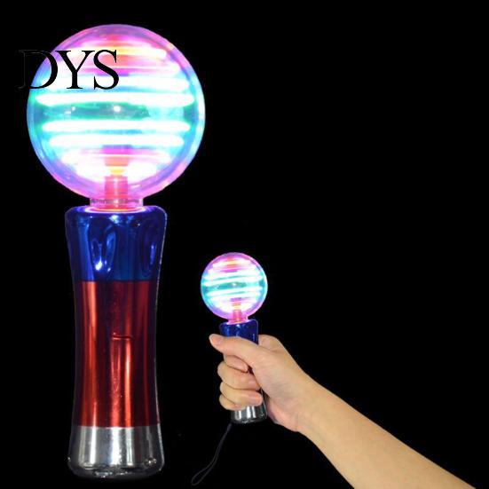 Glow Stick Flash Attractive Cool-lighting 10 Lights Eye-catching Decorative Active Lightstick Atmosphere Plastic Luminous Round Ball Light for Concert