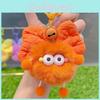 Adorable Colorful Bowknot Rabbit Fur Pom Pom Keychain Cute Cartoon Accessory For Women