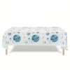1pc Watercolor Outer Space Planet Print Tablecloth,   Dining Table Cover for Kitchen Restaurant Home