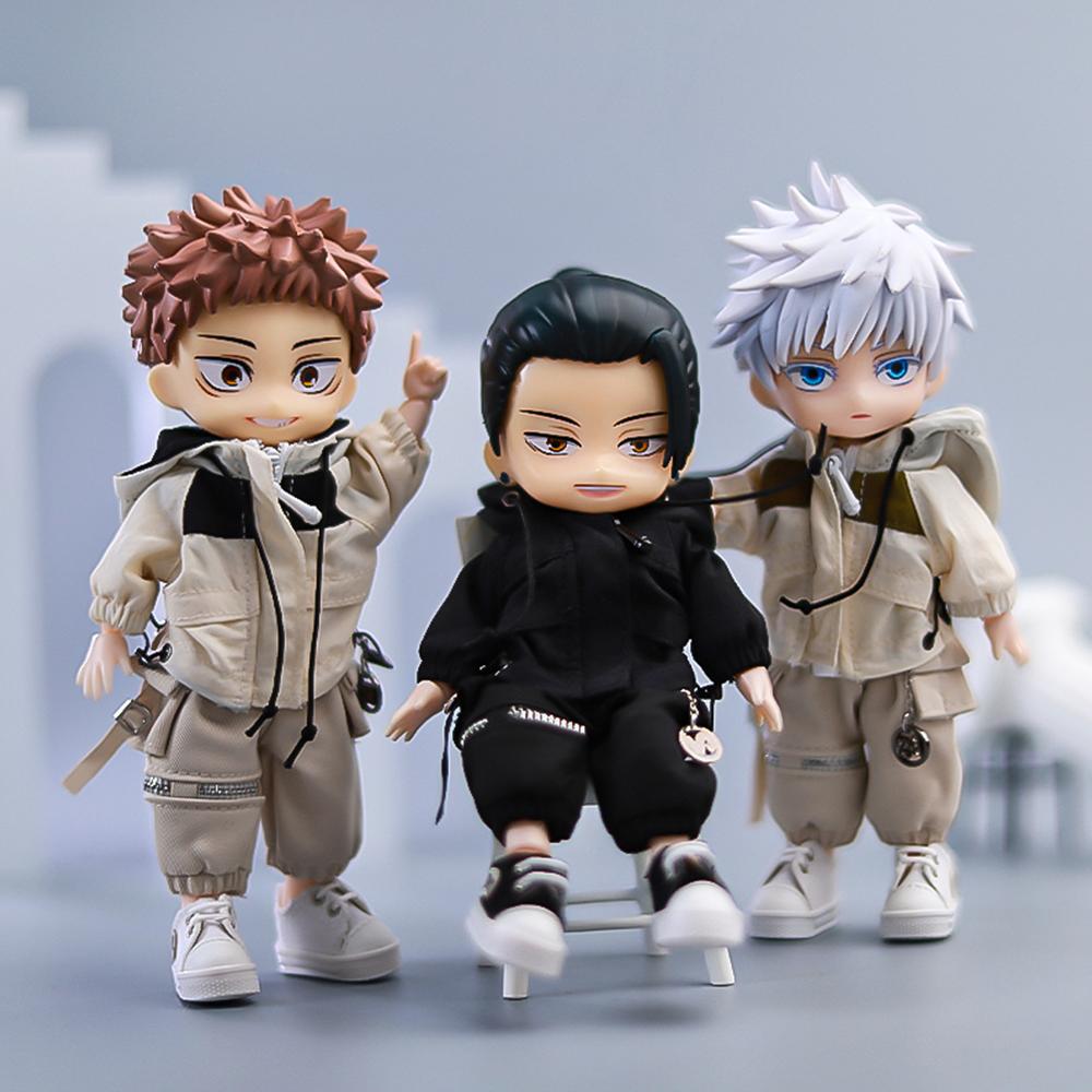 High Quality OB11 Doll Outdoor Jackets Suit Clothes And Pants Suit For Ob11 1/12 Doll Outfit Daily Casual Accessories For Children Diy