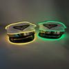 Adjustable Glowing Party Cap Breathable Uniform Pilot Cap Funny Luminous Air Force Hat  Bar Concert