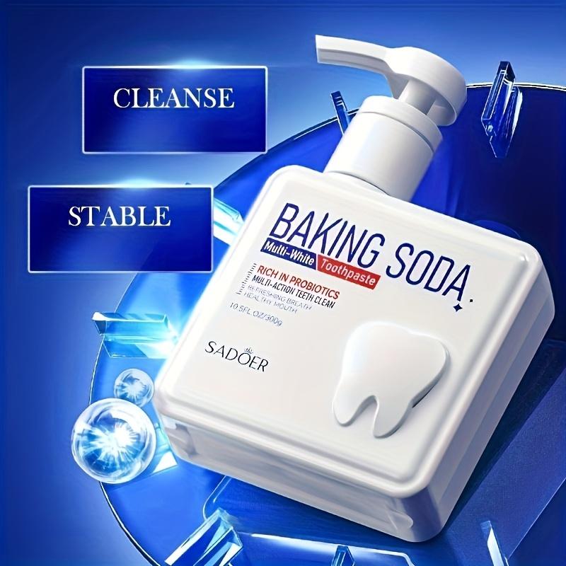 300g Probiotic Toothpaste, Pump Dispenser - Deep Cleaning, Whitening, Fresh Breath, Large Capacity Household Essential