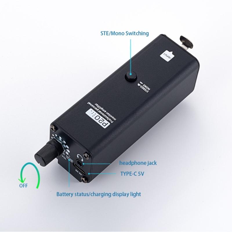 Headphone Amplifier Ear Headphone Monitor Headphone Power Amplifier Headphone Music Monitor Accessories