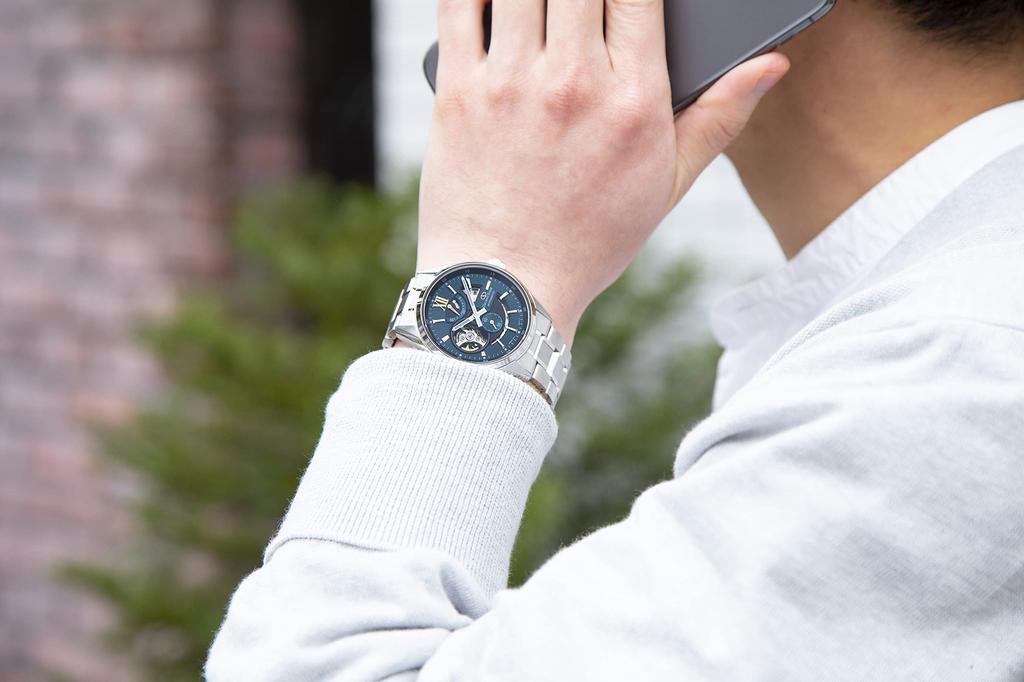 ORIENT STAR Automatic Watch Modern Skeleton Mechanical Made In Japan 2 Year Domestic Manufacturer Warranty Open Heart Green [Orient Star] RK-AV0114E