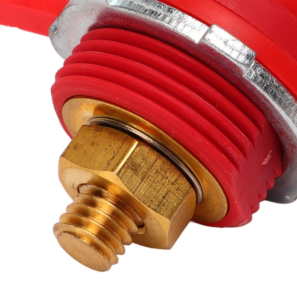 Heavy Duty 250A Battery Terminal Connector 3/8in Strong Strength Battery Charger Post Brass Stud Terminals RV