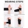Loogdeel Adjustable Wrist Brace for Arthritis Pain Relief Breathable Support Sleeve Gym Workout Comfortable Fit