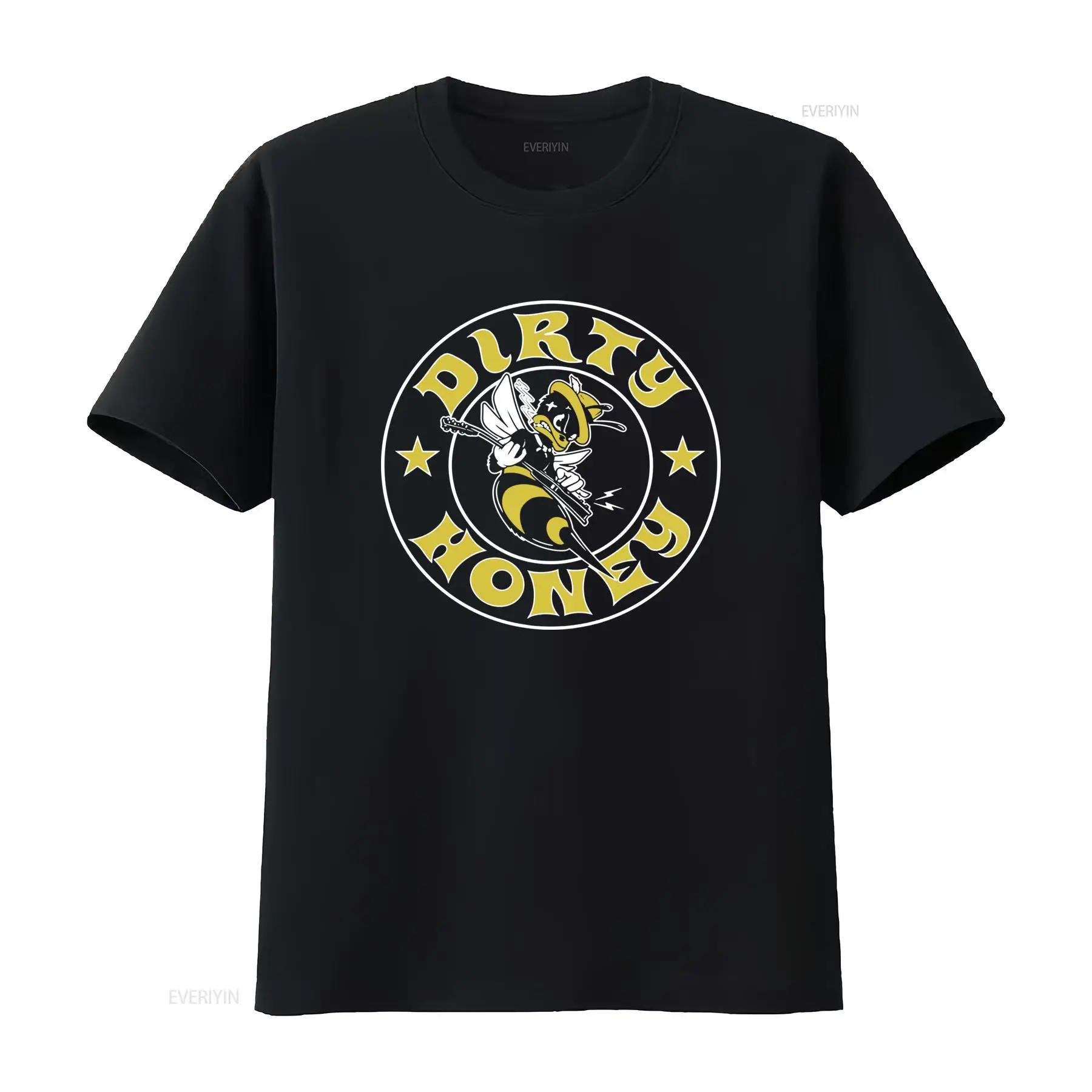 

New Limited Edition Dirty Honey Angry Bee Metal Vintage T Shirt for Men vintage Washed graphic Stretched Casual - Men s Summe... 5XL різнокольоровий