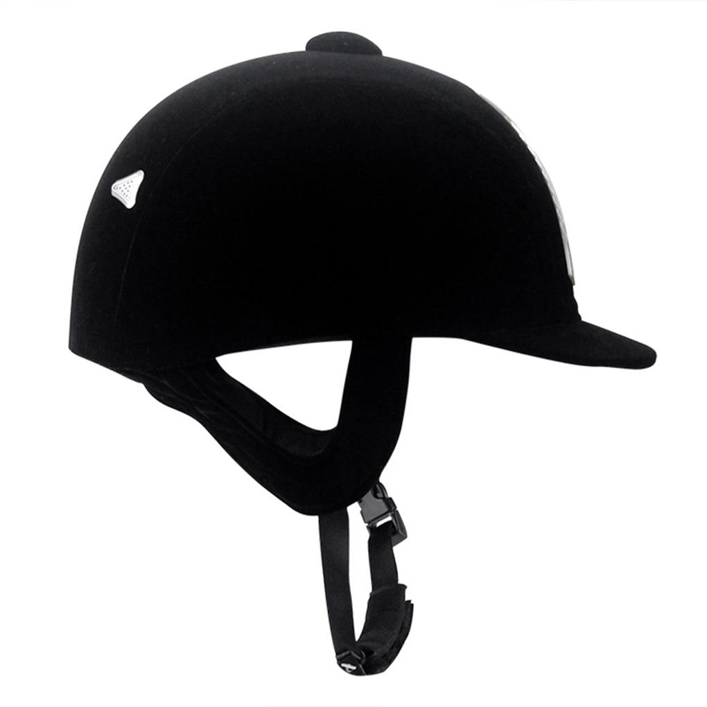 Durable Equestrian Helmet Short Brim ABS Made Sweat-absorbing Sun-shading Horse Riding Protective