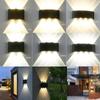 Led Outdoor Wall Lamps 12W Up Down Light Outdoor Wall Light Black White Decorative Lighting Porch Garden Home General Lighting Decorative Lights