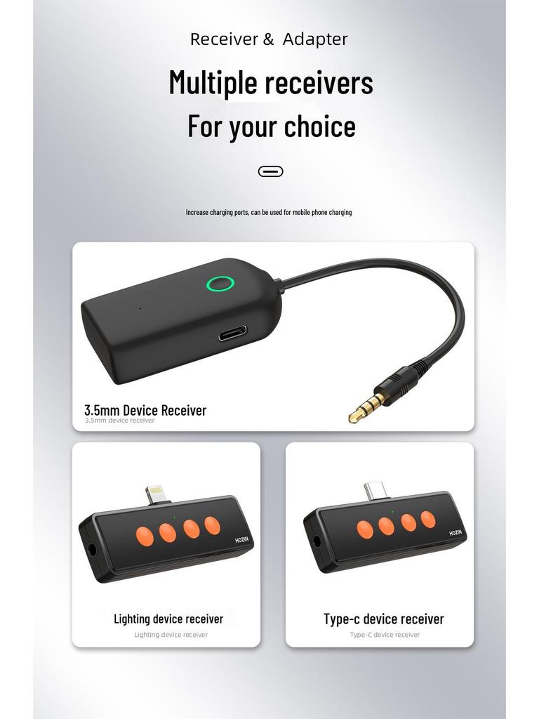 Wireless Neckband Earbuds with Live Streaming Mic, Sound Card, Noise Reduction, Long Battery Life, and Built-in Reverb