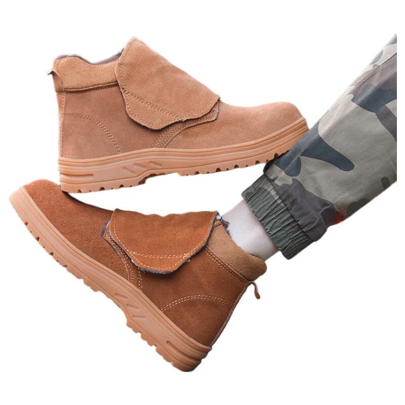 Мужские легкие дышащие зимние рабочие защитные ботинки 36