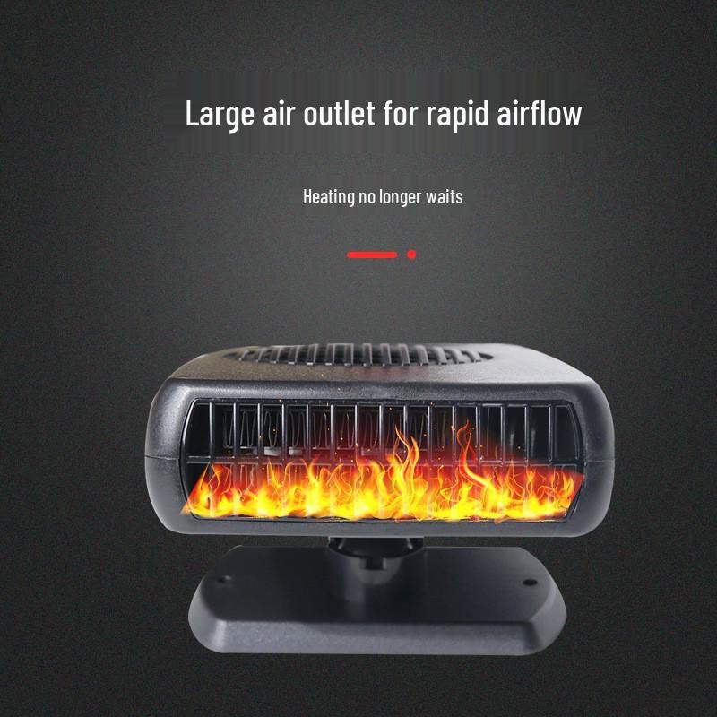 Aquecedor e Desembaçador de Carro Tudo-em-Um com Modo Duplo e Proteção contra Superaquecimento