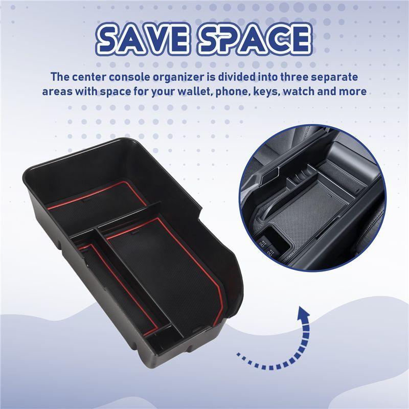 A03E-Center Central Console Armrest Storage Box Pallet Tray Container For Toyota Camry 2018 (RDH)Right Hand Drive