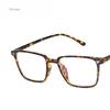 Retro Square Eyeglasses Frames  Glasses Frame Spectacles Trendy Vintage Leopard Print Clear Eye Glasses Anti Blue Light