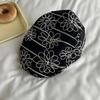 Summer retro flower embroidery forward hat children go out to show their faces small versatile fashionable beret