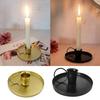 Portable Candle Holder Desktop Candlestick Adornment Metal Candlestick Taper Candle Holder with Handle Home Wedding Decorations