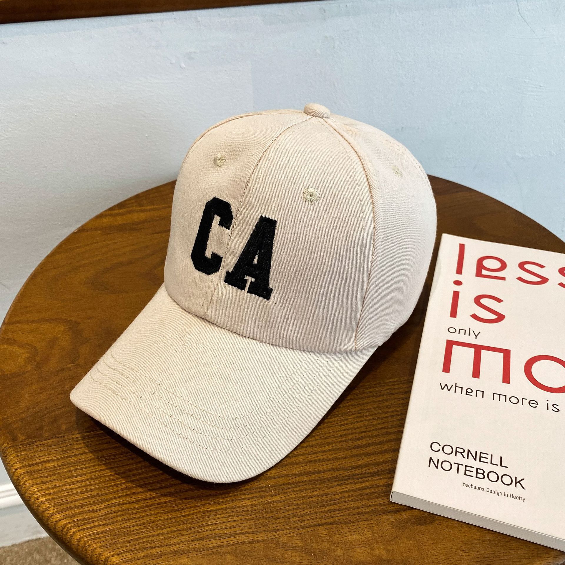 

Baseball Letter Ca Cap Peaked Caps Comfortable Casual Hat Outdoor Fashionable бежевый