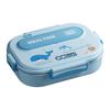 304 Stainless Steel Portable Insulated Lunch Box with Compartmented Lid, Large Capacity Bento Box for Students.