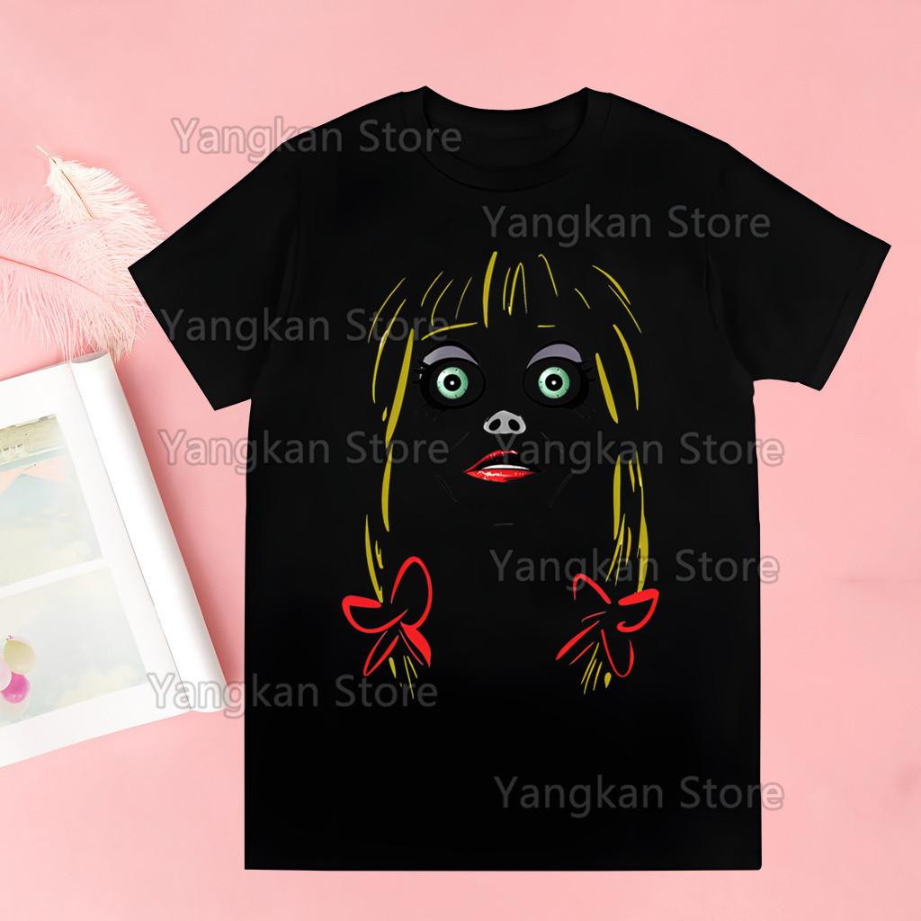 Annabelle Tops Summer Tops Graphic Tees Women Tshirt Clothes Girl T Shirt Drop Shipping