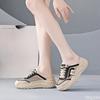 Fashion Casual half slipper women's shoes for summer wear one foot lazy shoes new versatile comfortable mesh sandals