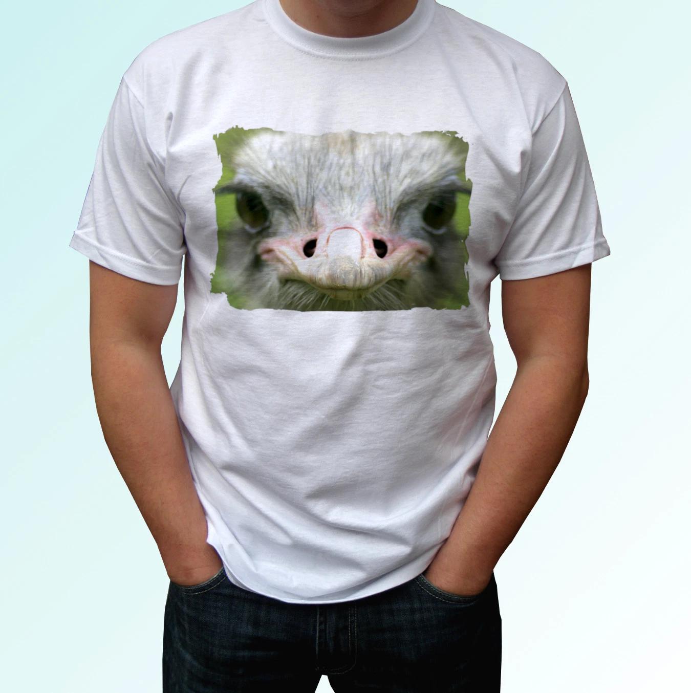 

Ostrich white kids boys T-Shirt animal tee top design - s s kids baby sizes 110