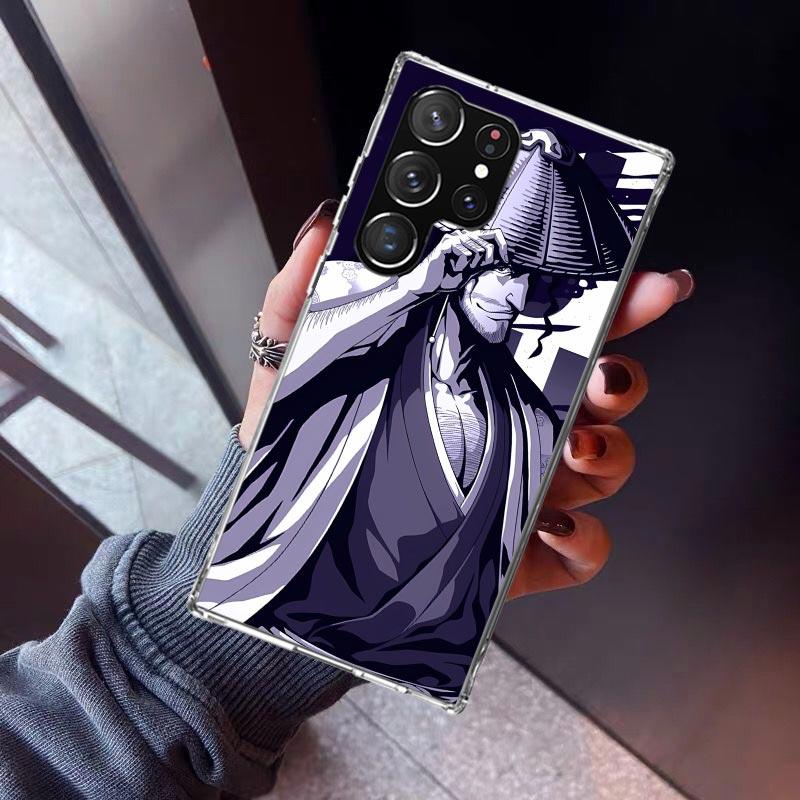 Bleach Kyoraku Shunsui Phone Case For Samsung Galaxy S26 S25 Edge S24 S23 Ultra S22 Plus S21 S20 FE Soft TPU Back Cover Funda Ga
