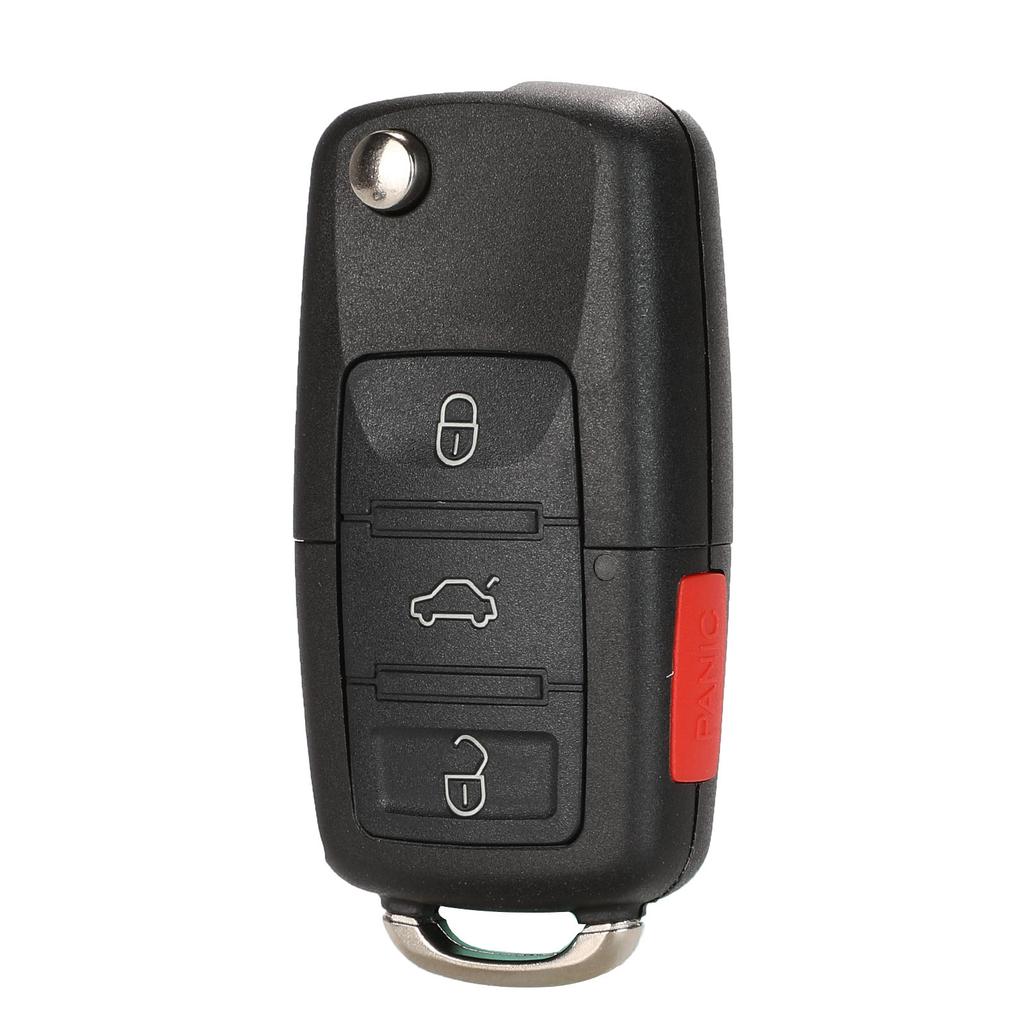 jingyuqin  2/3/4 B Folding Car Remote Key Shell Case Fob For VW Passat Polo Golf Touran Bora Ibiza Leon Octavia Fabia