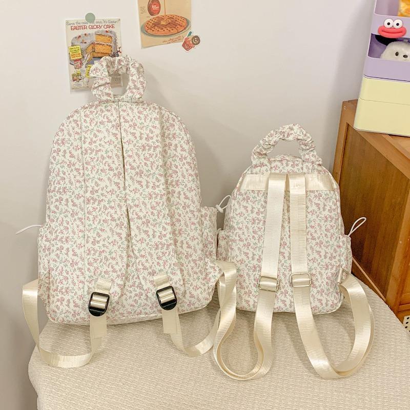 New High-value, Fresh and Sweet Floral Backpack, Lightweight and Large-capacity Backpack for Junior and High School Students